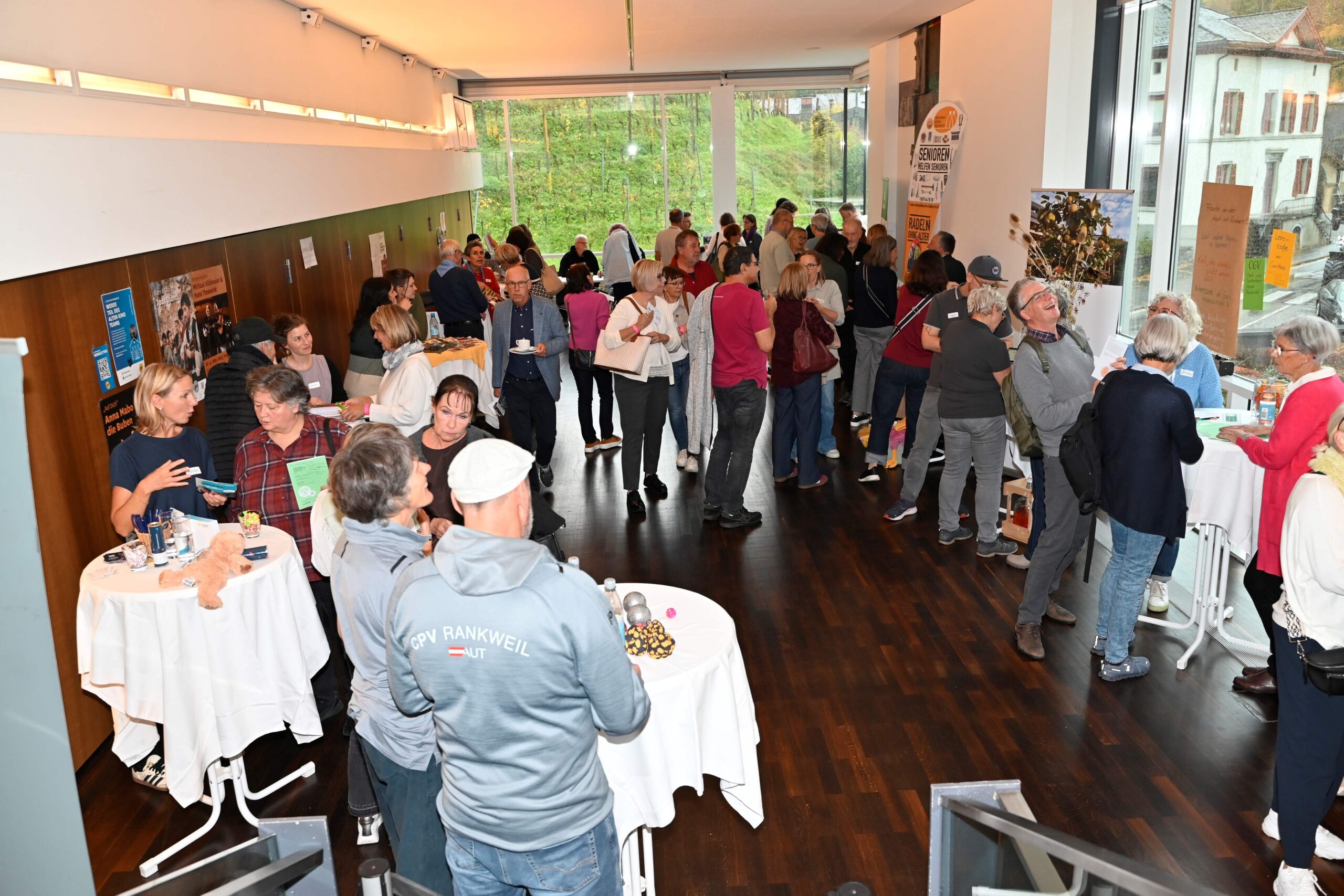 Vereine aus Feldkirch und Rankweil präsentierten sich und standen für Fragen zur Verfügung. Fotos: Marktgemeinde Rankweil