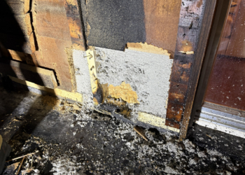 Mottbrand in Balzers. Foto: Landespolizei