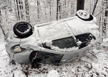 Verkehrsunfall in Triesenberg. Fotos: Landespolizei