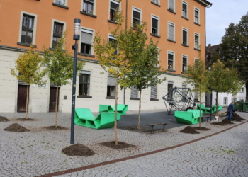 Baumpflanzungen in der Innenstadt verbessern das Mikroklima. (Foto: Stadt Feldkirch)