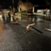 Selbstunfall bei der Baustellenabschrankung in der Fallsgasse in Eschen. Foto: Landespolizei