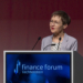 Finance Forum Liechtenstein 2026, Bild aufgenommen im Vaduzersaal in Vaduz am 29.04.2026 - Brigitte Haas, Regierungschefin des Fürstentums Liechtenstein. Foto: Daniel Schwendener/Liechtenstein
