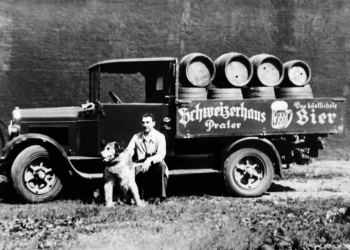 Schweizerhaus Prater - ein historisches Bild aus längst vergangenen Tagen. Foto: Budvar