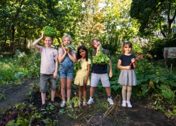 Wer schon früh eigenes Gemüse anbaut, ernährt sich nachweislich gesünder und nachhaltiger.                             Foto: Acker/ Kristian Barthen