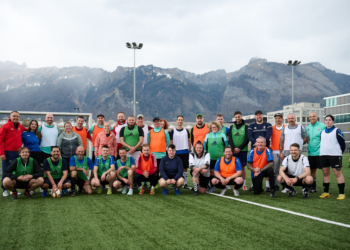 10.04.2026; Ruggell; J+S Fussball Kurs D-Diplom in Ruggell (Foto: IKR/Michael Zanghellini) / Weiterer Text über ots und www.presseportal.ch/de/nr/100000148 / Die Verwendung dieses Bildes für redaktionelle Zwecke ist unter Beachtung aller mitgeteilten Nutzungsbedingungen zulässig und dann auch honorarfrei. Veröffentlichung ausschließlich mit Bildrechte-Hinweis.