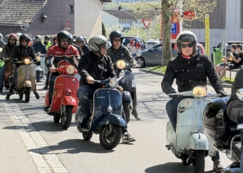 Vespa Lambretta Frühjahrsausfahrt 2026 durch das Vorderland und den Walgau. Fotos: Bandi Koeck