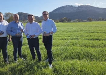 Der Vorstand der Region amKumma: Die Bürgermeister Daniel Schuster, Manfred Böhmwalder, Gerd
Hölzl und Markus Giesinger. Fotos: RegionamKumma