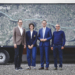 Mit der neuen, mobilen Rhesi-Ausstellung im Bauwagen informiert die IRR die Bevölkerung auf beiden Seiten des Rheins zum Jahrhundertprojekt Rhesi. Copyright: Internationale Rheinregulierung (IRR)/Eva Rauch