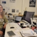 CR Melanie Steiger an ihrem Arbeitsplatz im Liechtensteiner Medienhaus. Foto: Bandi Koeck