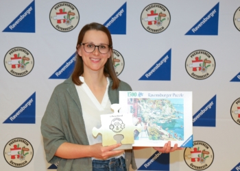Andrea Gerold aus Feldkirch ist die neue Staatsmeisterin im Speed-Puzzeln. Fotostudio Petra Halwachs