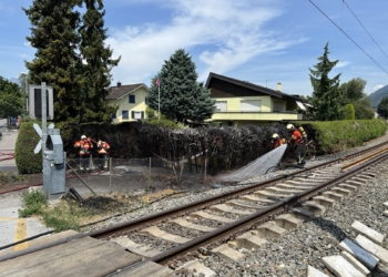 Brand in Schaan. Foto: Landespolizei
