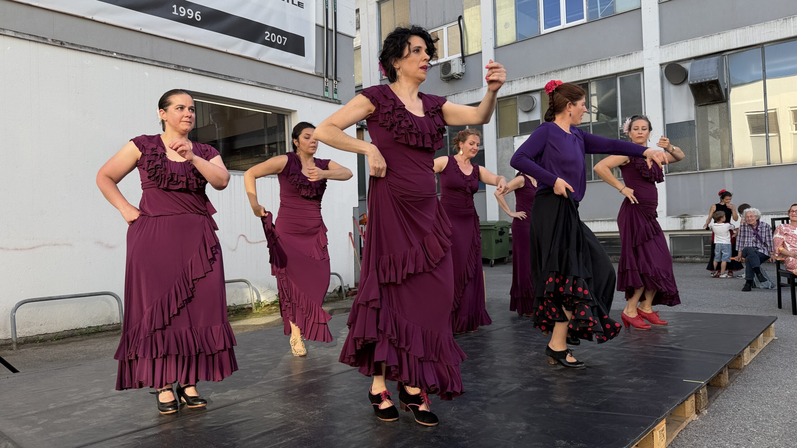 Aufführung der Jaleo-Tänzerinnen in Hohenems. Fotos: Bandi R. Koeck