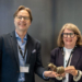 Peter Stepanek und Beate Pawle, Obleute vom Bündnis Nachhaltige Hochschulen, blicken auf eine gelungene Veranstaltung.
Bildrechte: © Bündnis Nachhaltige Hochschule