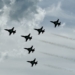 Flugshow der Patrouille Suisse. Foto: Bandi Koeck