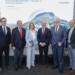 Stephan Agnolazza (Liechtenstein Finance), Johannes Hahn, Präsident der Österreichischen Nationalbank, Eva Komarek von