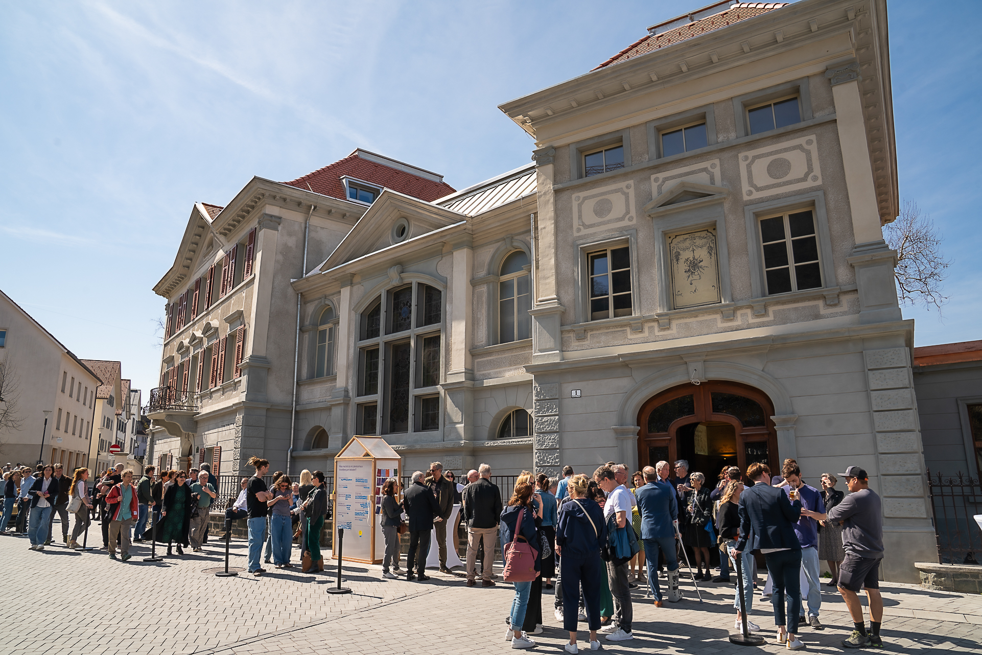 Eröffnung des Literaturhaus Vorarlberg. Foto: Lukas Mathis