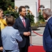 I.K.H. Erbprinzessin Sophie von und zu Liechtenstein, S.D. Erbprinz Alois von und zu Liechtenstein, Alexander van der Bellen, Bundespräsident der Republik Österreich und Doris Schmidauer, Gattin des Bundespräsidenten. /Foto: Präsidentschaftskanzlei/Peter Lechner