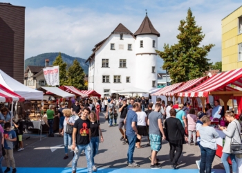 Junker-Jonas-Markt in Götzis. Foto: Gemeinde