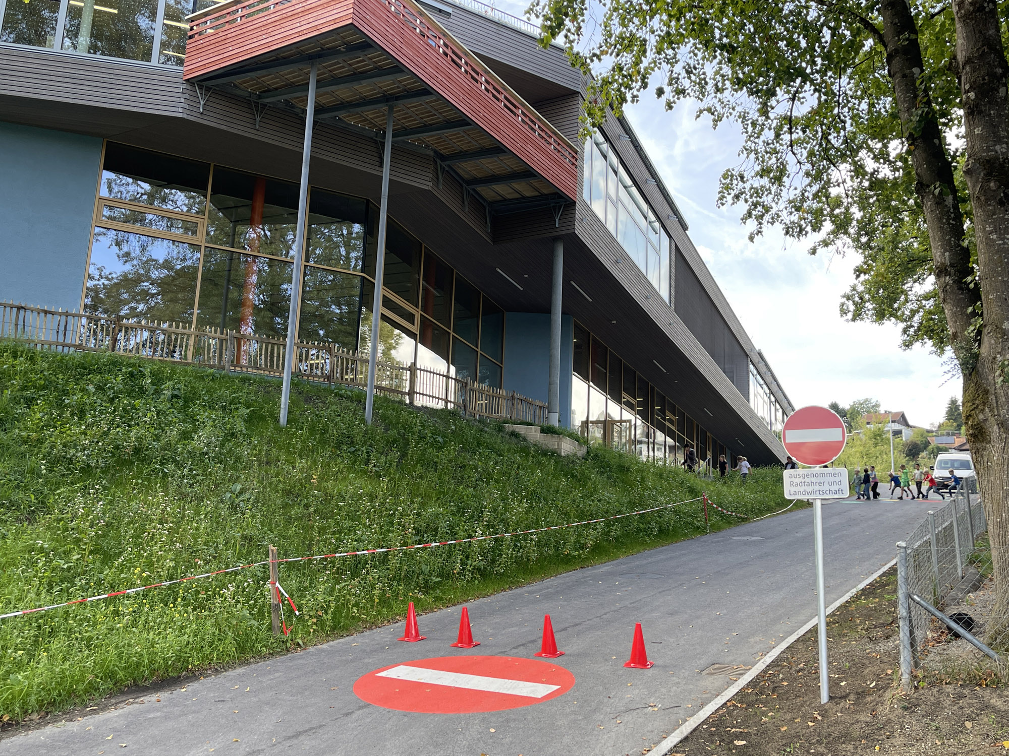 Verkehrskonzept BiZ Fellengatter: Auf der Bleiche. Fotos: Marktgemeinde Frastanz