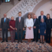 S.D. Erbprinz Alois von und zu Liechtenstein mit den Honorarkonsuln beim Empfang auf Schloss Vaduz. (Quelle: IKR/Roland Korner)