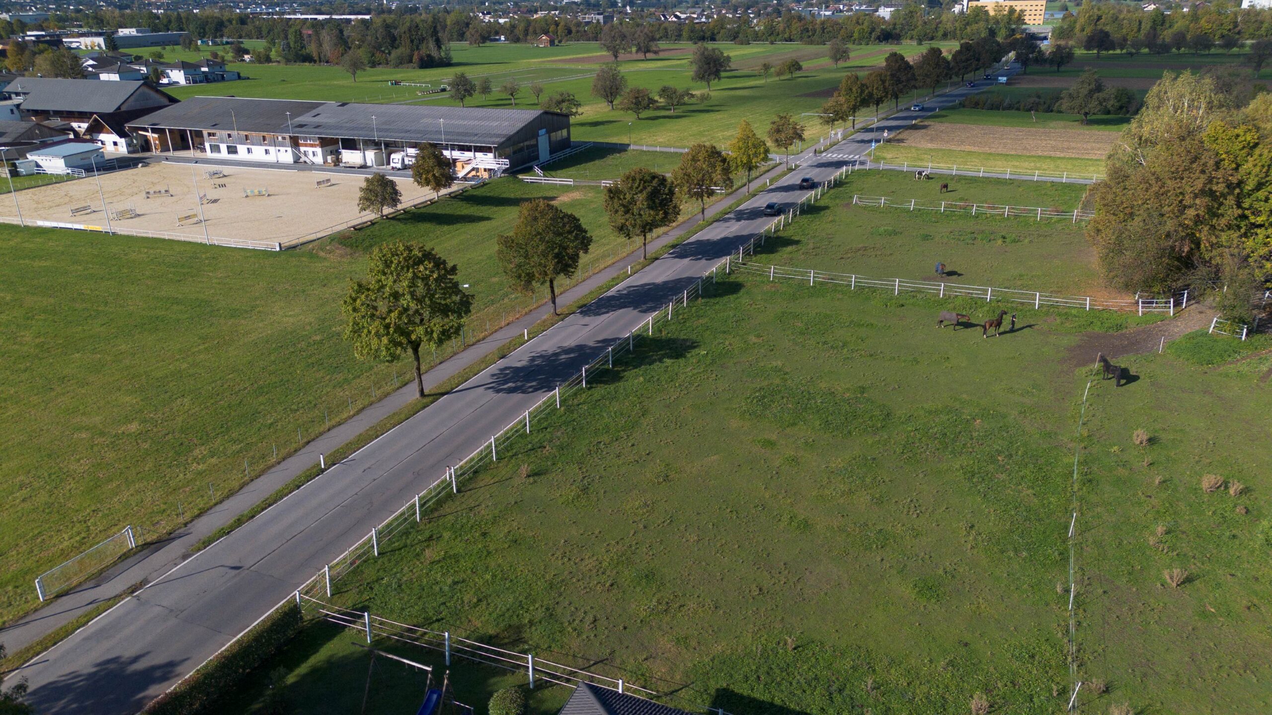 Die Appenzellerstraße wird von November bis Mai im Bereich Merowingerstraße-Autobahnauffahrt gesperrt. Es entsteht ein neuer Stauraumkanal mit Rückhaltebecken. © Marktgemeinde Rankweil/Bernd Oswald