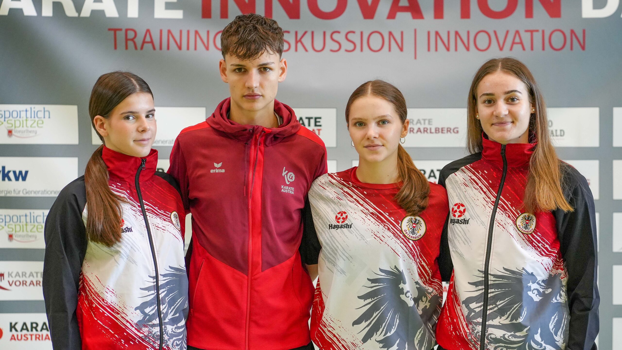 WM Team Vorarlberg Noemi Sopic Tobias Fleisch Aurelia Greif Sara Skrijelj. Foto: Verband/Grafoner