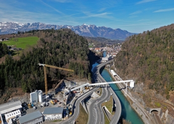 Stadttunnel Feldkirch - Portalbereich Felsenau © Land Vorarlberg/medienzoo